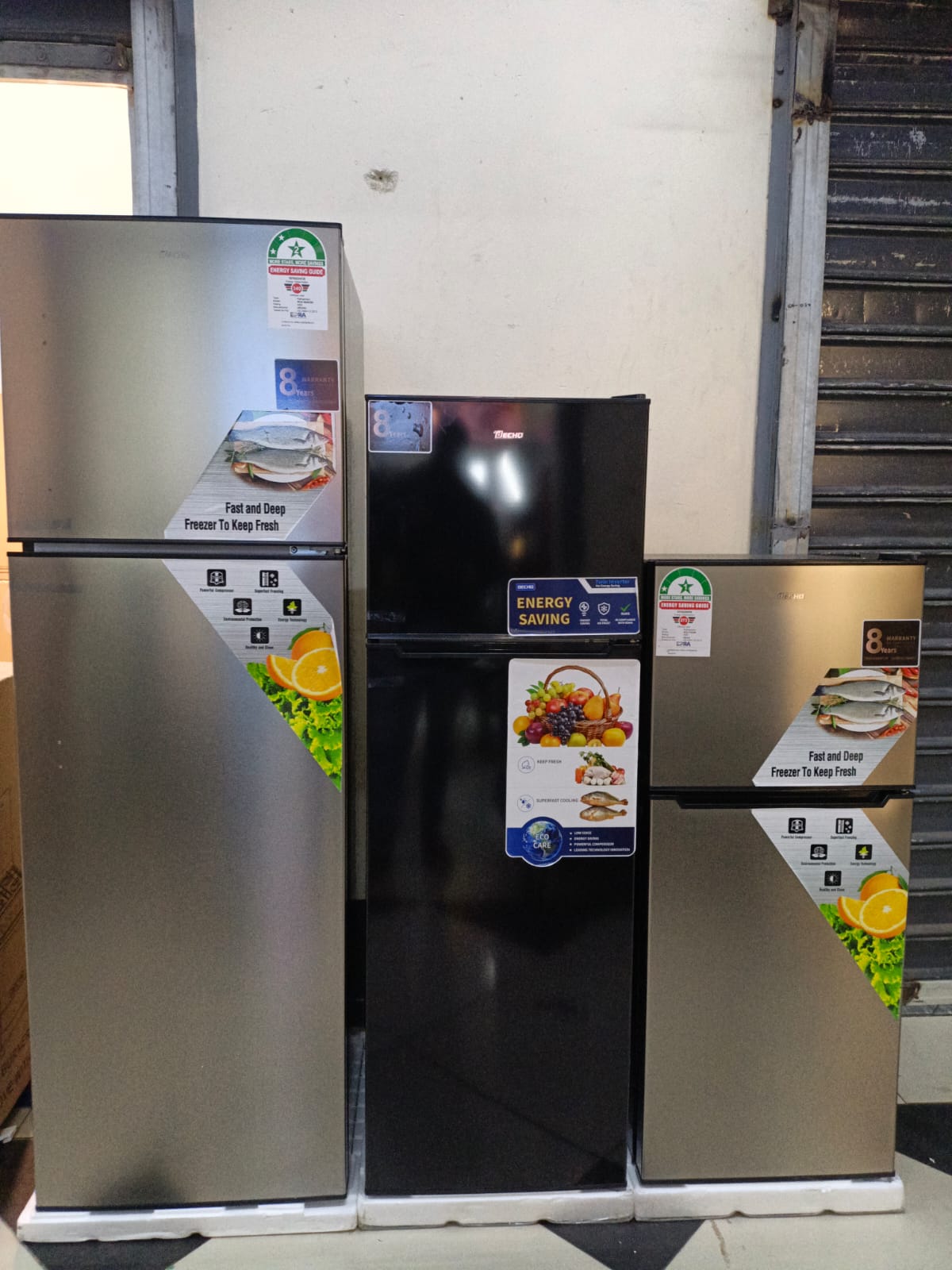 Decho double door Refrigerators;