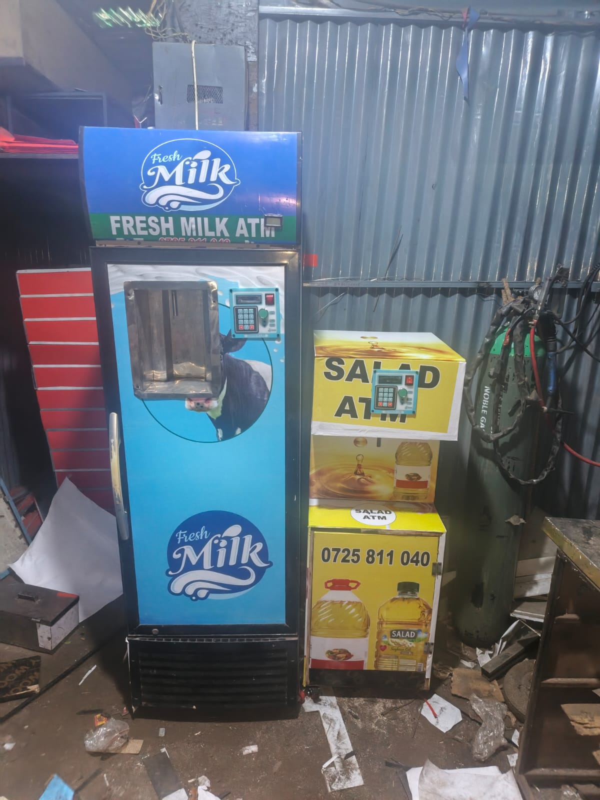 50 litres milk atm machine with  cooling system